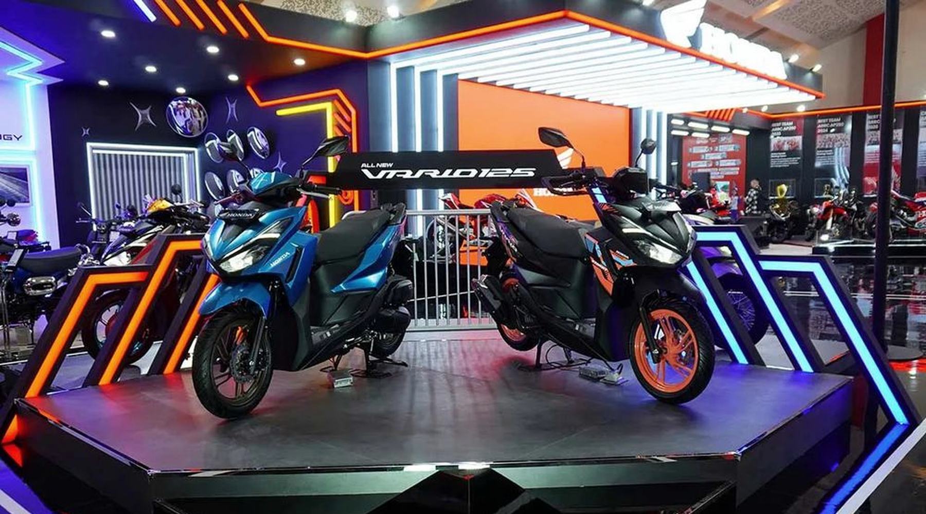 All New Vario 125 Exhibition Booth